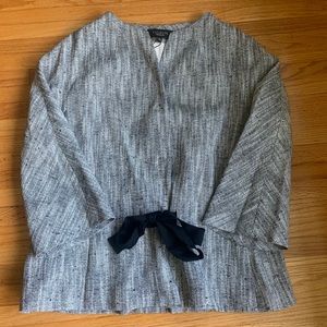 NWT Talbots heather grey suit jacket.
